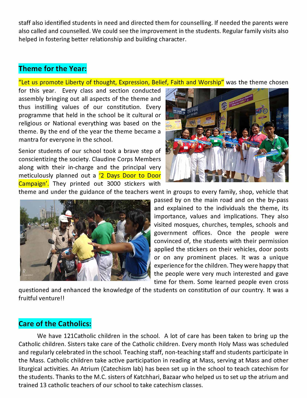 Principal's Report Image 2